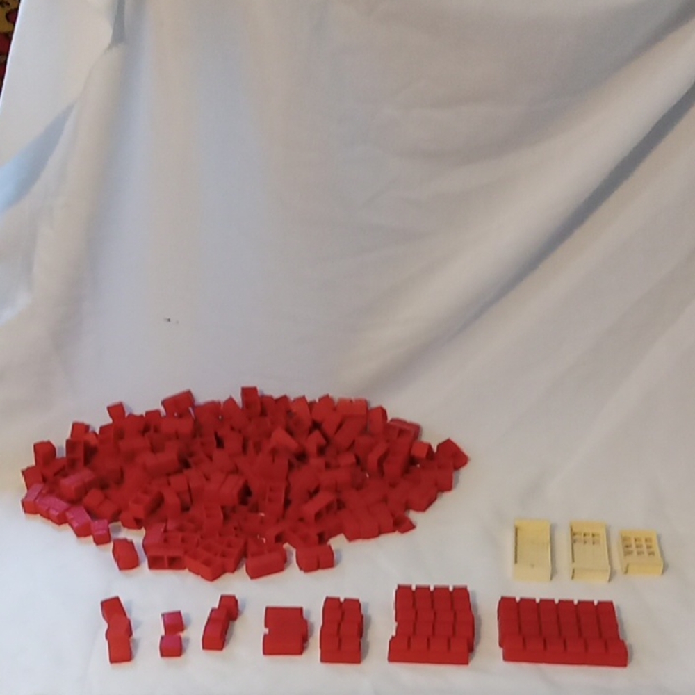 Vintage Lot Of Sta-Lox Blocks